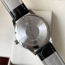 Relógio masculino elegante em couro